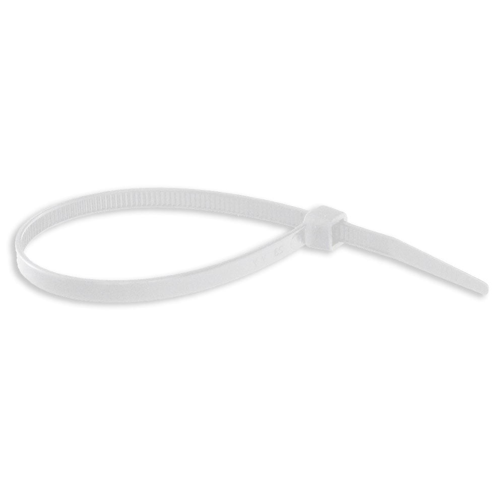 Colier de plastic 160 x 2,5 fabricat alb, set 100 | Cablul.ro