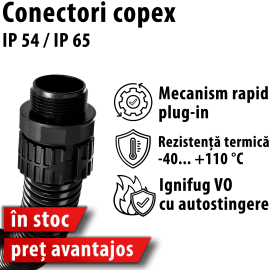 Conectori plug-in copex IP54 / IP65