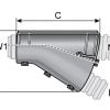 Desen tehnic distribuitor tip Y de tuburi copex gofrate flexibile Cupleaza uneste si distribuie tuburi de dimensiuni diferite sau egale