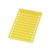Etichete mari universale 9 x 70 mm culoare galben Suprafata de marcare mare Proprietati electrice si dielectrice Rezistenta la incendiu