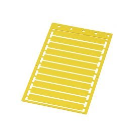 Etichete mari universale 9 x 70 mm culoare galben Suprafata de marcare mare Proprietati electrice si dielectrice Rezistenta la incendiu