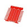 Etichete rosii 4 x 18 mm instalare pe cabluri electrice cu tile port etichete transparente Policarbonat calitate superioara