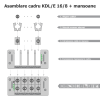 Instalare-solutie-protectie-etansare-cabluri-electrice-cu-conector-in-cadru-intrare-iesire-trecere-modulara-KDL_E_16_8