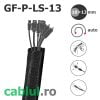 Invelis textil flexibil auto infasurare pe cabluri Maleabil ideal cablaje si instalatii unde conductorii sunt deja conectati GF-P-LS-13
