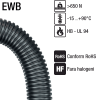 Tub copex flexibil HDPE polietilena de inalta densitate rutare cabluri in beton rezistenta chimica ridicata si strivire protectie cabluri electrice telecomunicatii EWB