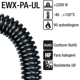 Tuburi de protectie flexibile - Seria EWX-PA-UL