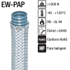 Tuburi flexibile impletitura metal protectie mecanica ridicata aplicatii EMC unde cablurile trebuie protejate domeniul sistemelor automate sudare zone expuse la aschii fierbinti EW-PAP